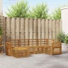 Ensembles de canapés 6 pcs Naturel Bois d'Acacia Massif 565449565449