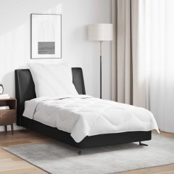 Duvet d'été simple avec oreiller 2 pcs Blanc Microfibre 565453565453