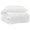 Duvet toutes saisons avec oreiller 2 pcs Blanc Microfibre 565492565492