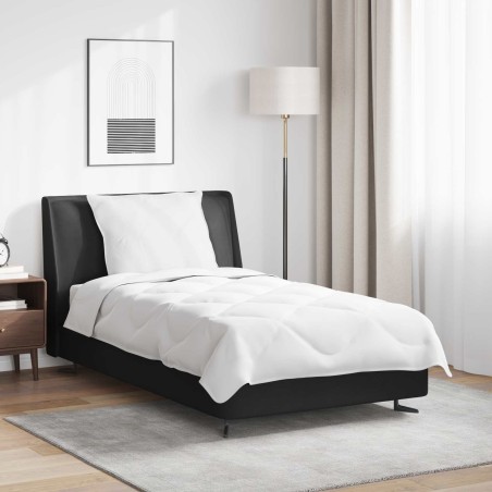 Duvet d'été simple avec oreiller 2 pcs Blanc Microfibre 565497565497