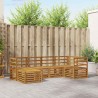 Ensembles de canapés 6 pcs Naturel Bois d'Acacia Massif 565523565523