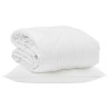 Duvet d'été simple avec oreiller 2 pcs Blanc Microfibre 565557565557