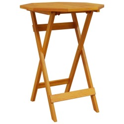 Ensemble bistro pliant 3 pcs Marron Bois d'Acacia Massif 565569565569