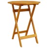 Ensemble bistro pliant 3 pcs Marron Bois d'Acacia Massif 565569565569