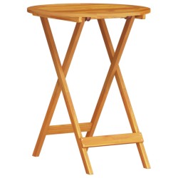 Ensemble bistro pliant 3 pcs Marron Bois d'Acacia Massif 565570565570