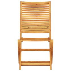 Ensemble bistro pliant 3 pcs Marron Bois d'Acacia Massif 565570565570