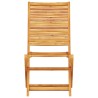 Ensemble bistro pliant 3 pcs Marron Bois d'Acacia Massif 565570565570