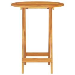 Ensemble bistro pliant 3 pcs Marron Bois d'Acacia Massif 565570565570