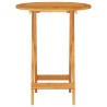 Ensemble bistro pliant 3 pcs Marron Bois d'Acacia Massif 565570565570