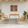 Ensemble de salle à manger pour jardin 3 pcs Marron 565571565571