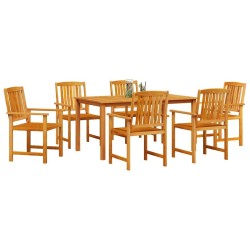 Ensemble de salle à manger pour jardin 5 pcs Marron 565572565572
