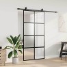 Porte coulissante avec kit de quincaillerie noir 102,5x205 cm 565576565576