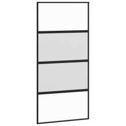 Porte coulissante avec kit de quincaillerie noir 102,5x205 cm 565579565579