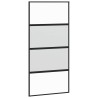 Porte coulissante avec kit de quincaillerie noir 102,5x205 cm 565579565579