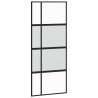 Porte coulissante avec kit de quincaillerie noir 90x205 cm 565585565585