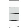 Porte coulissante avec kit de quincaillerie noir 90x205 cm 565587565587
