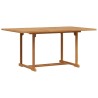 Ensemble de salle à manger pour jardin 5 pcs Naturel 565590565590