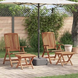 Ensemble de salle à manger pour jardin 4 pcs Marron 565595565595