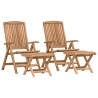 Ensemble de salle à manger pour jardin 4 pcs Marron 565595565595