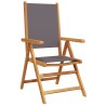 Ensemble de salle à manger pour jardin 5 pcs Anthracite 565597565597