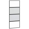 Porte coulissante avec kit de quincaillerie noir 90x205 cm 565607565607