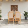 Ensemble de salle à manger pour jardin 5 pcs Beige 565609565609