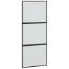 Porte coulissante avec kit de quincaillerie noir 90x205 cm 565654565654