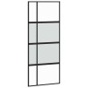 Porte coulissante avec kit de quincaillerie noir 90x205 cm 565662565662