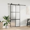 Porte coulissante avec kit de quincaillerie noir 102,5x205 cm 565666565666