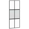 Porte coulissante avec kit de quincaillerie noir 90x205 cm 565667565667
