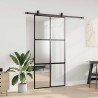 Porte coulissante avec kit de quincaillerie noir 102,5x205 cm 565668565668