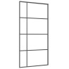 Porte coulissante kit de quincaillerie noir 102,5x205 cm 565671565671