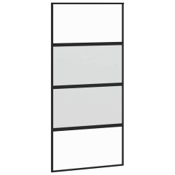 Porte coulissante avec kit de quincaillerie noir 102,5x205 cm 565677565677