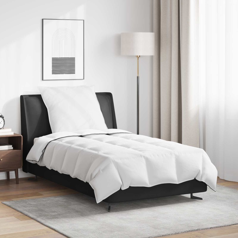 Duvet d'hiver avec oreiller 2 pcs Blanc Plume de canard 565678565678