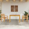 Ensemble de salle à manger pour jardin 3 pcs Marron 565680565680