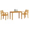 Ensemble de salle à manger pour jardin 3 pcs Marron 565680565680