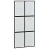 Porte coulissante avec kit de quincaillerie noir 102,5x205 cm 565688565688