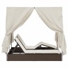 Transat double Blanc chaud 205 x 129 x 200 cm polyrotin 565691565691