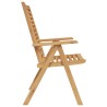 Chaise 4 pcs Marron 64,5 x 52 x 108 cm Bois de teck massif 565696565696