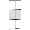 Porte coulissante avec kit de quincaillerie noir 102,5x205 cm 565700565700