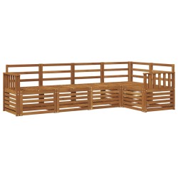 Ensembles de canapés 5 pcs Naturel Bois d'Acacia Massif 565703565703