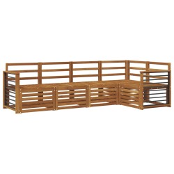Ensembles de canapés 5 pcs Naturel Bois d'Acacia Massif 565708565708