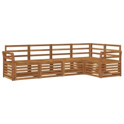 Ensembles de canapés 5 pcs Naturel Bois d'Acacia Massif 565712565712