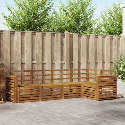 Ensembles de canapés 5 pcs Naturel Bois d'Acacia Massif 565719565719