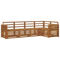Ensembles de canapés 5 pcs Naturel Bois d'Acacia Massif 565719565719