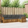 Ensemble de canapé d'angle 5 pcs Naturel et Anthracite 565730565730