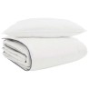 Duvet d'hiver avec oreiller 2 pcs Blanc Plume de canard 565738565738