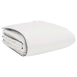Duvet d'hiver avec oreiller 2 pcs Blanc Plume de canard 565738565738