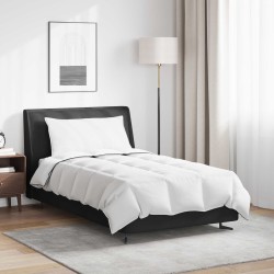 Duvet d'hiver avec oreiller 2 pcs Blanc Plume de canard 565739565739