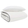 Duvet d'hiver avec oreiller 2 pcs Blanc Plume de canard 565753565753